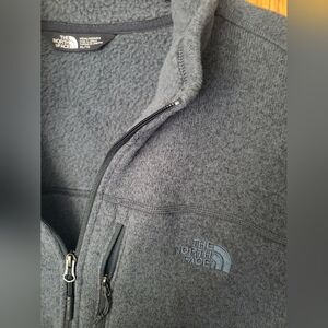 The North Face Canyonlands 1/2-Zip Pullover Fleece Jacket XL Heather Blue Mens